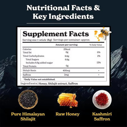 spot amazon tk cross-border hot selling hot shilajit honey stick shilajit fulvic acid mineral branch OE
